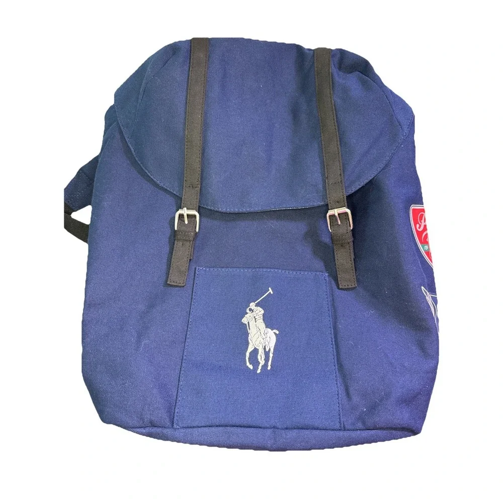 NEW POLO RALPH LAUREN Fragrances Navy Backpack Travel Hiking Gym Weekender Bag